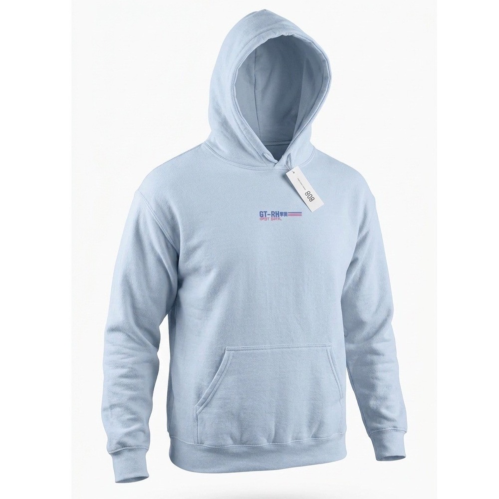 BDG Urban Outfitters GT-RX Tokyo Race Systems Hoodie Light Blue Mens Large NWT